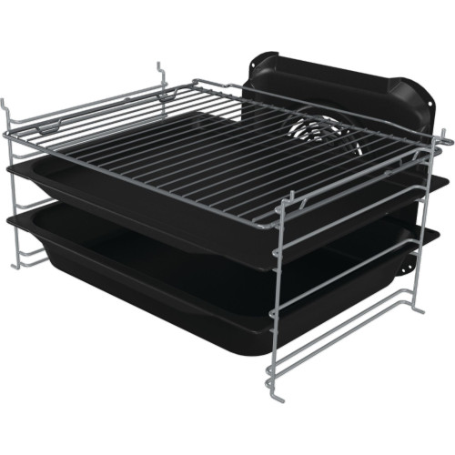 Плита Gorenje електрична склокерамічна, 70л, ExtraSteam, 50x60см, чорний