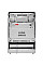Плита Electrolux газовая, 59л, 60x60см, нерж.