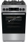 Плита Gorenje комбінована, 70л, 50x60см, дисплей, IconLed, газ на склі, чавун, нерж