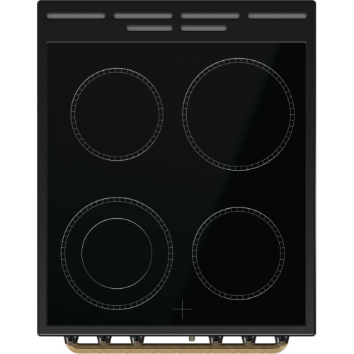 Плита Gorenje електрична склокерамічна, 70л, ExtraSteam, 50x60см, чорний