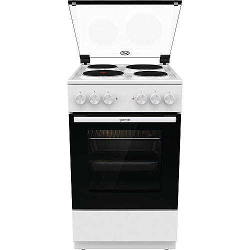Плита Gorenje електрична , 68л, 50x60см, гриль, білий