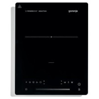 Плитка настільна Gorenje індукційна, конфорок - 1 на 2кВт, керування - сенсорне, чорний