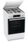 Плита Gorenje комбінована, 70л, 50x60см, метал. кришка, дисплей, IconLed, емальовані, білий