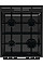 Плита Gorenje комбінована, 62л, 50x60см, дисплей, IconLed, емальовані, чорний