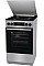 Плита Gorenje комбинированная, 70л, 50x60см, дисплей, IconLed, эмалированные, нерж.