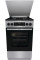 Плита Gorenje комбінована, 62л, 50x60см, метал. кришка, дисплей, емальовані реш, титан