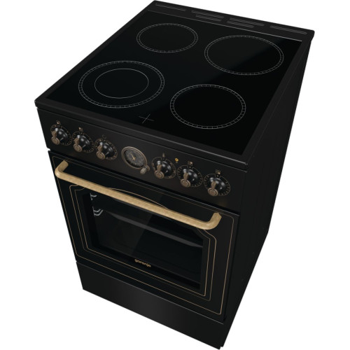 Плита Gorenje електрична склокерамічна, 70л, ExtraSteam, 50x60см, чорний