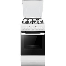 Плита Hansa комбінована, 50х60см, 62л, емаль, газ контр., білий