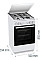 Плита Gorenje комбінована, 68л, 50x60см, емальовані реш, з кришкою, білий