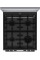 Плита Gorenje комбінована, 70л, 50x60см, метал. кришка, дисплей, IconLed, емальовані реш, титан