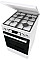 Плита Gorenje комбінована, 70л, 50x60см, IconLed, чавун, з кришкою, білий