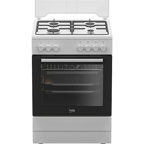 Плита Beko комбінована, 66л, 60x60см, конвекція, білий