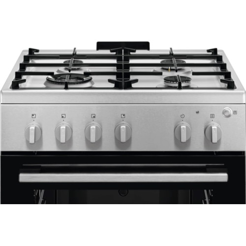 Плита Electrolux газова, 59л, 60x60см, чавун, нерж