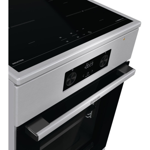 Плита Gorenje електрична індукційна, 70л, 50x60см, дисплей, IconLed, нерж