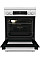 Плита Gorenje комбинированная, 71л, 60x60см, дисплей, IconLed, чугун, белый