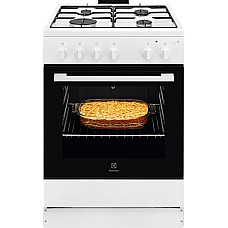 Плита Electrolux газова, 59л, 60x60см, білий