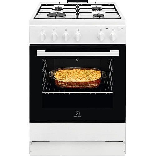 Плита Electrolux газова, 59л, 60x60см, білий