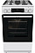 Плита Gorenje комбинированная, 70л, 50x60см, дисплей, чугун, белый