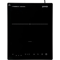 Плитка настільна Gorenje індукційна, конфорок - 1 на 2кВт, керування - сенсорне, таймер, чорний