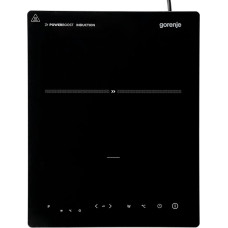 Плитка настільна Gorenje індукційна, конфорок - 1 на 2кВт, керування - сенсорне, таймер, чорний