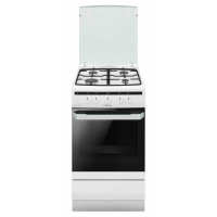 Плита Hansa газова, 56л, 50x60см, чавун, білий