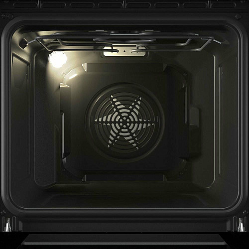 Плита Gorenje комбинированная, 70л, 50x60см, дисплей, чугун, черный