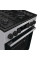 Плита Gorenje комбінована, 70л, 50x60см, метал. кришка, дисплей, IconLed, емальовані реш, титан