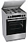 Плита Gorenje комбінована, 71л, 60x60см, дисплей, чавун,з кришкою, програматор IconLed,нерж