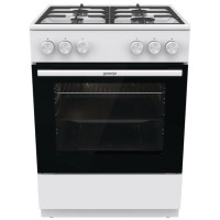 Плита Gorenje газовая, 72л, 60x60см, чугун, белый