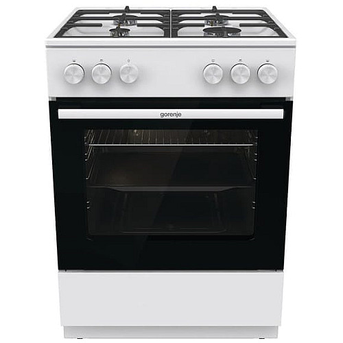 Плита Gorenje газова, 72л, 60x60см, чавун, білий