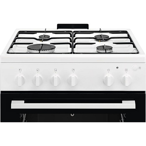 Плита Electrolux газова, 59л, 60x60см, білий