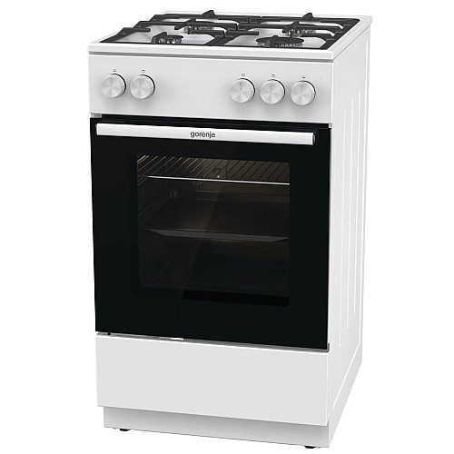 Плита Gorenje газова, 70л, 50x60см, чавун, білий