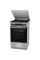 Плита Gorenje комбінована, 70л, 50x60см, металева кришка, дисплей, IconLed, емальовані, сірий