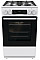 Плита Gorenje комбинированная, 70л, 50x60см, дисплей, чугун, белый