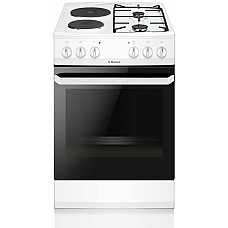 Плита Hansa з комбі. вар. поверхнею, 50х60см, 62л, емаль, газ контр., білий
