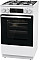 Плита Gorenje комбинированная, 70л, 50x60см, дисплей, IconLed, чугун, белый