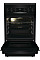 Плита Gorenje комбинированная, 70л, 50x60см, дисплей, чугун, черный