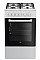Плита Beko комбинированная, 60л, 50x60см, конвекция, белый