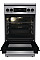 Плита Gorenje комбинированная, 70л, 50x60см, дисплей, IconLed, эмалированные, нерж.