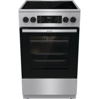 Плита Gorenje електрична склокерамічна, 70л, 50x60см, дисплей, програматор, нерж