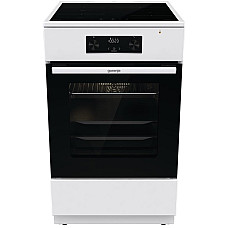 Плита Gorenje електрична індукційна, 70л, 50x60см, дисплей, програматор IconLed, поєднання конфорок, білий