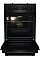 Плита Gorenje комбінована, 62л, 50x60см, дисплей, IconLed, емальовані, чорний