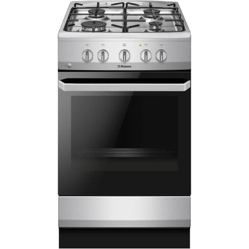 Плита Hansa газова, 50x60см, 67л, емаль, газ контр., нержавіюча сталь