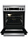 Плита Gorenje комбінована, 71л, 60x60см, дисплей, чавун,з кришкою, програматор IconLed,нерж