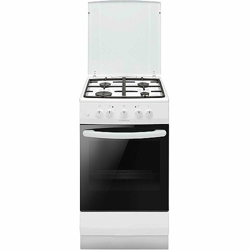 Плита Hansa газова, 56л, 50x60см, чавун, білий