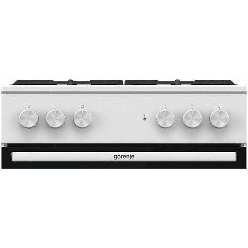 Плита Gorenje комбинированная, 71л, 60x60см, чугун, белый