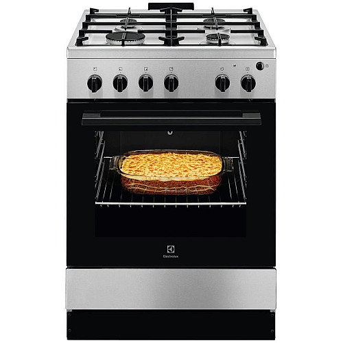 Плита Electrolux газовая, 59л, 60x60см, нерж.