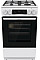 Плита Gorenje комбинированная, 70л, 50x60см, дисплей, IconLed, чугун, белый