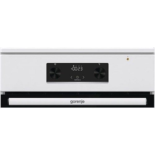 Плита Gorenje електрична індукційна, 70л, 50x60см, дисплей, програматор IconLed, поєднання конфорок, білий