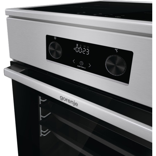Плита Gorenje електрична індукційна, 70л, 50x60см, дисплей, IconLed, нерж